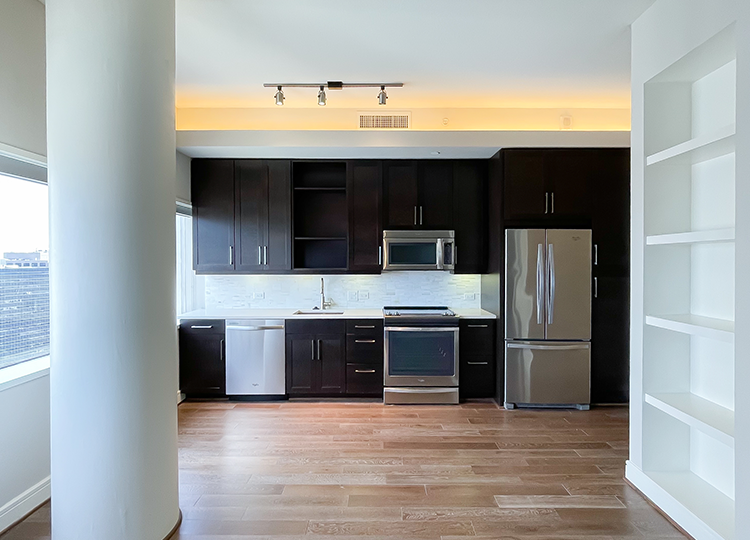 Luxury apartment high-rise kitchen